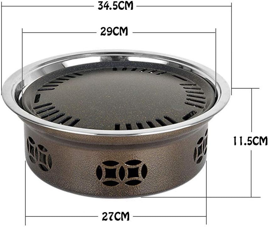 review HONGLONG Portable Outdoor Barbecue Grill,Stainless Steel Grill,No Oil Fumes,Efficient Temperature Control,1-4 People Use,for Garden, Picnic, Camping, Travel