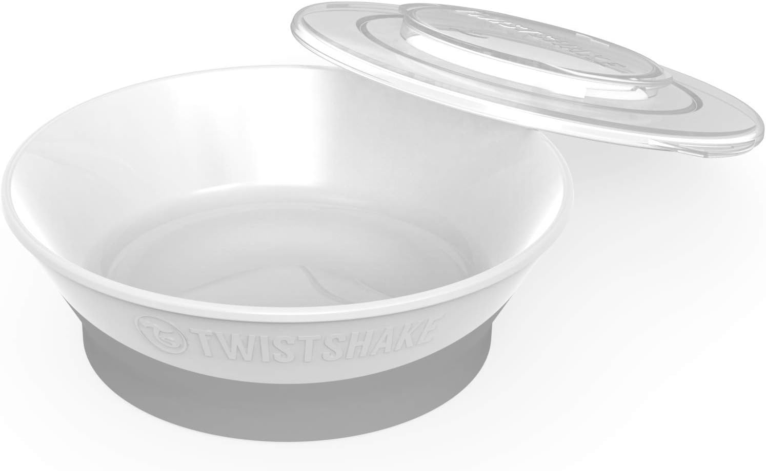 Twistshake Baby Bowl with Airtight Lid, White, 6+ months - Image 3