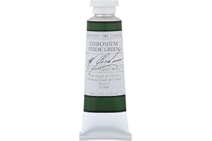 M. Graham & Co. Chromium Oxide Green Oil Paint, 1.25 Fl Oz (Pack of 1)