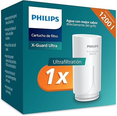 Water Cartucho de filtro Ontap AWP315/10, ULTRAFILTRACIÓN, capacidad de filtración de 1200 L, reduce CLORO, PLOMO, MICROPLÁSTICOS, BACTERIAS y mejora el sabor del agua