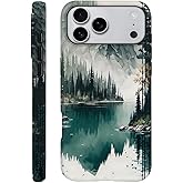 SEized Case Compatible with iPhone 17 Pro Max,Mountain Forest Landscape Phone Case Dual-Layer Hard Shell Cover for Girl Women Boy Men