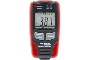 Triplett RHDL60 USB Temperature/Humidity Datalogger with Display - Record 16,000 Readings Each