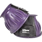 CASHEL Rubber Bell Horse Boots, Purple, Medium