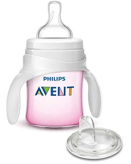 Philips AVENT My First Transition Cup, Pink, 4 Ounce