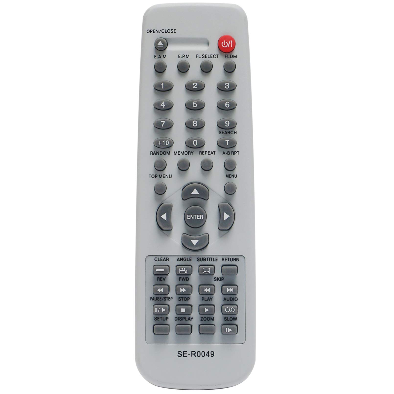 ALLIMITY SE-R0049 Remote Control Replace for Toshiba DVD Video Player SD-210EL SD-222EESD-120E SD-220E SD-230SD-120EE SD-220EB SD-230ESD-220EE SD-230EKE SD-110EE SD-210EE SD-220EL SD-230ESB