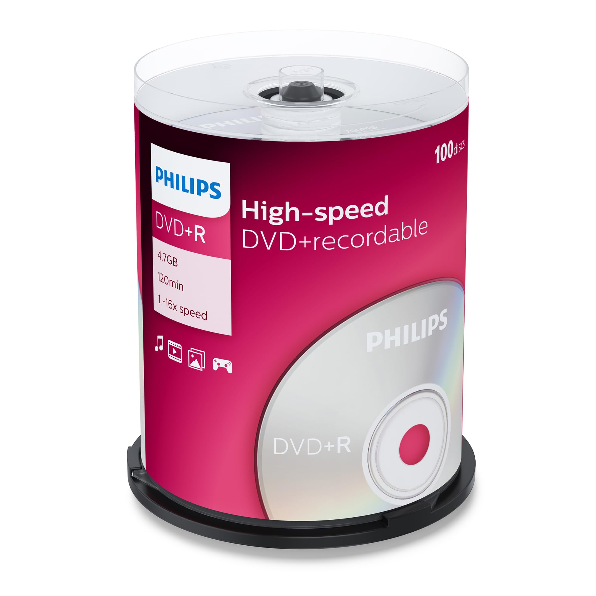 Philips DR4S6B00F - DVD+R x 100-4.7 GB