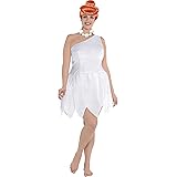SUIT YOURSELF Wilma Flintstone Halloween Costume for Women, The Flintstones, Plus Size, Includes Dress, Wig and More