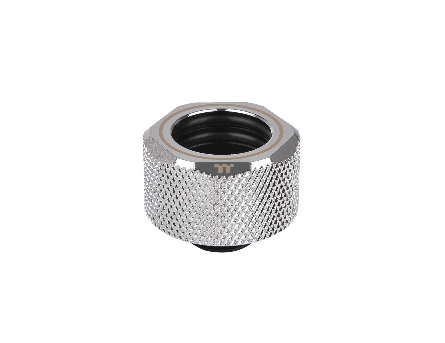 Thermaltake 16 mm Pacific C-PRO G1/4 PETG Tube OD Compression Fitting - Chrome