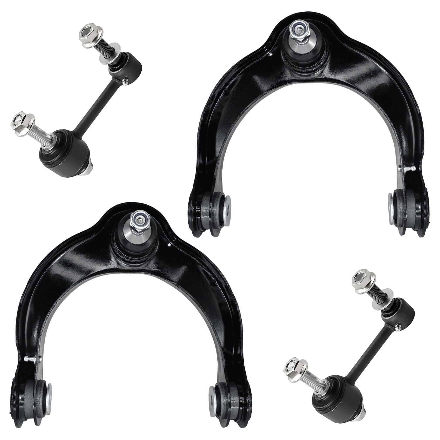 Detroit Axle - Front End Suspension Kit for 2016-2021 Dodge Durango Grand Cherokee, Upper Control Arms with Ball Joint Sway Bar End Links 2016 2017 2018 2019 2020 2021 Replacement Image