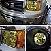 LinkedGo Self Adhesive Golden Yellow Gloss Vinyl Headlight Foglight Tail Tint Wrap (12