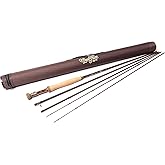 Moonshine Rod Company Fly Fishing Rod with Carrying Case and Extra Rod Tip