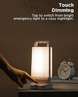 Lepwings Solar Camping Lantern 6000mAh USB-C Rechargeable 80H IPX4 Dim, 1 Pack view 7