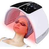 7 Color with LED Face for Facial Problems of SPA Facial Body Skin Care Beauty Salon Device-White (L)