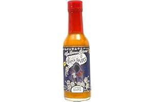 Torchbearer Sauces Garlic Reaper Sauce, 5oz Garlic & Carolina Reaper Hot Sauce, Heat Level 9 - Featured on Hot Ones - All Natural, Extract-Free, Made in USA