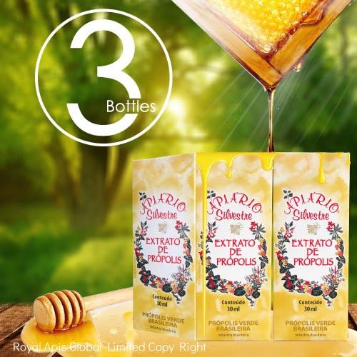Official Distributor - 3 Bottle Brazilian Green Propolis