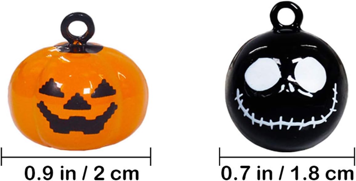 Craft Supplies 20 Pcs Halloween Jingle Bells Craft Kit DIY ...