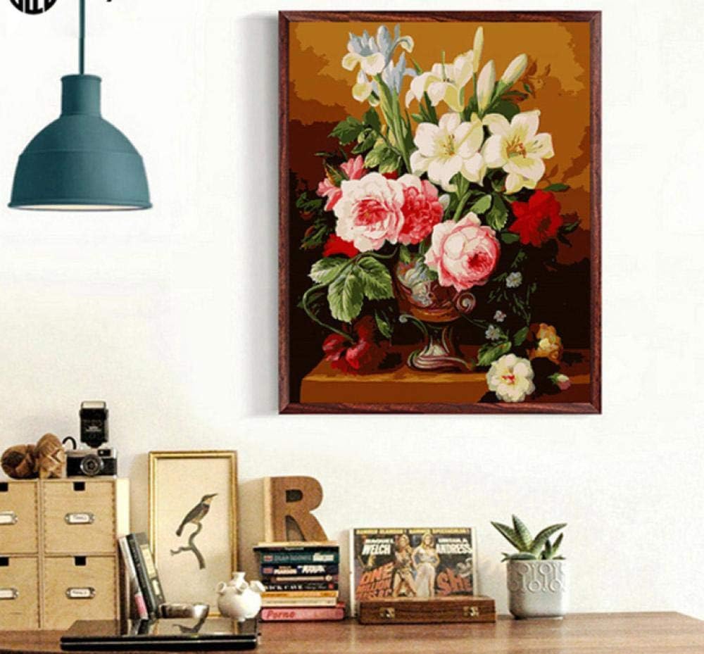 DIY Personalized Oil Paint by Numbers Kits with Brushes and