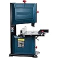 Towallmark Bandsaw,3-Amp & 8-Inch Band Saw, 1800FPM Benchtop Bandsaw with Removable Safty Key, 0-45 Tilting Range, Saw For Cutting Wood with Fence and Miter Gauge, Band Saws for Woodworking
