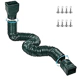 plusgutter 11.5ft Long Gutter Downspout Extensions