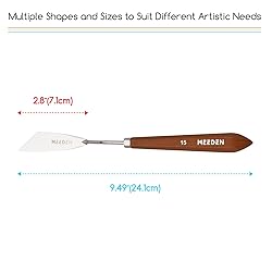 MEEDEN Artist Paint Palette Knife: 9.49" Flexible
