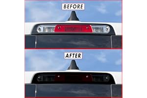 SlickMod PreCut Vinyl Smoke Tint for 2019-2022 Dodge Ram 1500 Third Brake Light (2. Third Brake Light, 20% Dark Smoke)