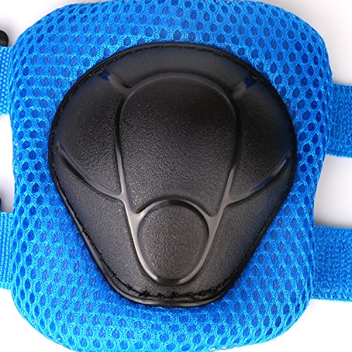 Kids Protective Gear Set, Sport Safety Equipment Adjustable Child Helmet Knee Elbow Pads Wrist Guards for Skating Skateboard and Other Sports Outdoor Activities, 7 Packs - Thumbnail 3