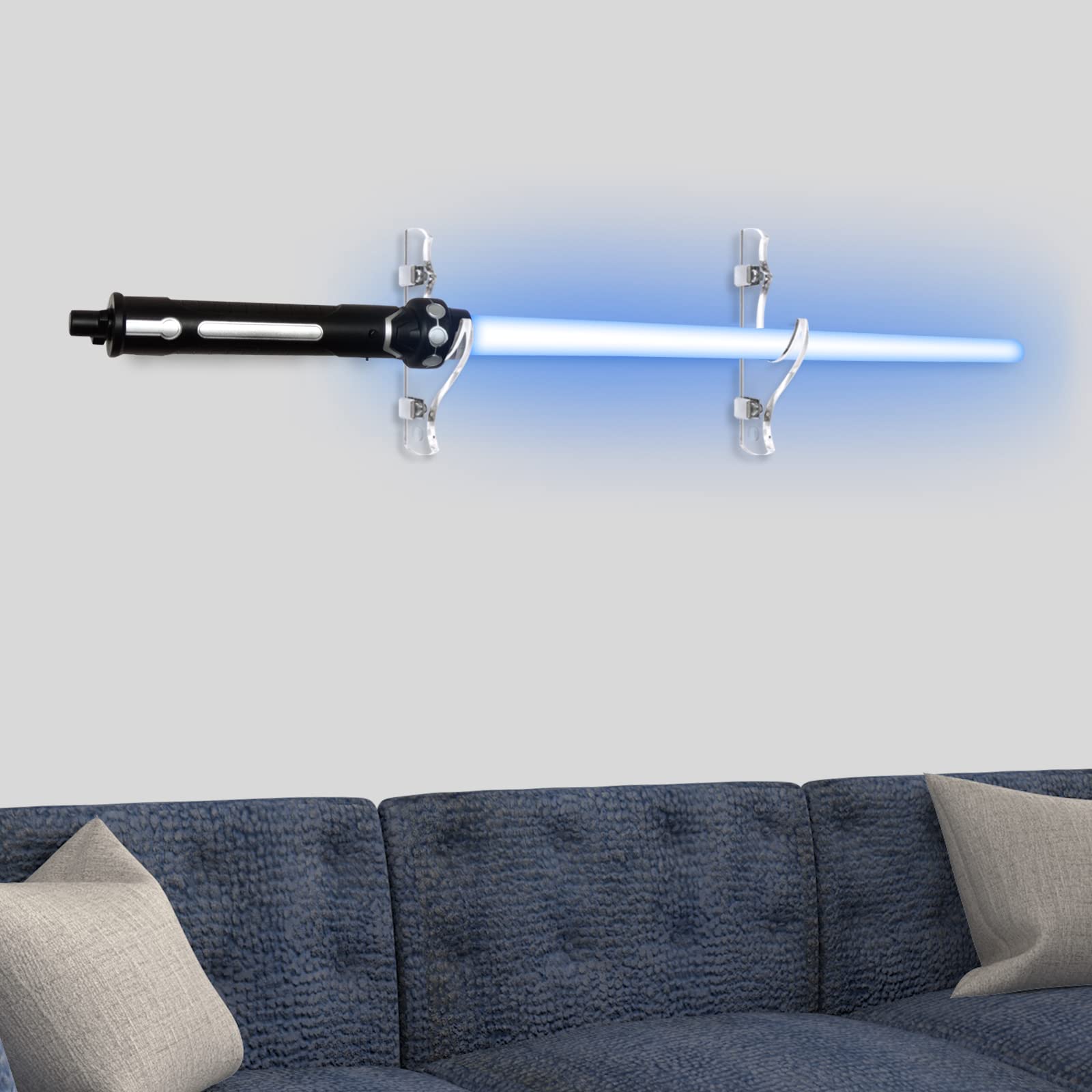 lightsaber stand wall mount Clear Plexiglass Display Rack Katana Holder Swords light saber wall mount holder Wand Wakizashi Display Hanger 1-Tier