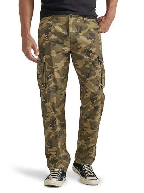 Lee Men's Wyoming Relaxed Fit Cargo Pant, Native Camo, 34W x 34L