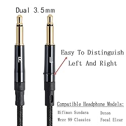 Fezzlo Audio Cable Compatible with Hifiman HE4XX
