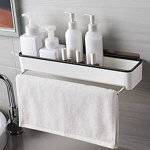 Estante de baño SHPING baño Gancho de la Caja de almacenaje del