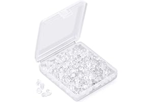 IBAYAM Silicone Earring Backs Earring Backings Soft Clear Ear Safety Back Pads Backstops Clutch Stopper Replacement for Fish Hook Earring Studs Hoops Diameter 4mm (300)