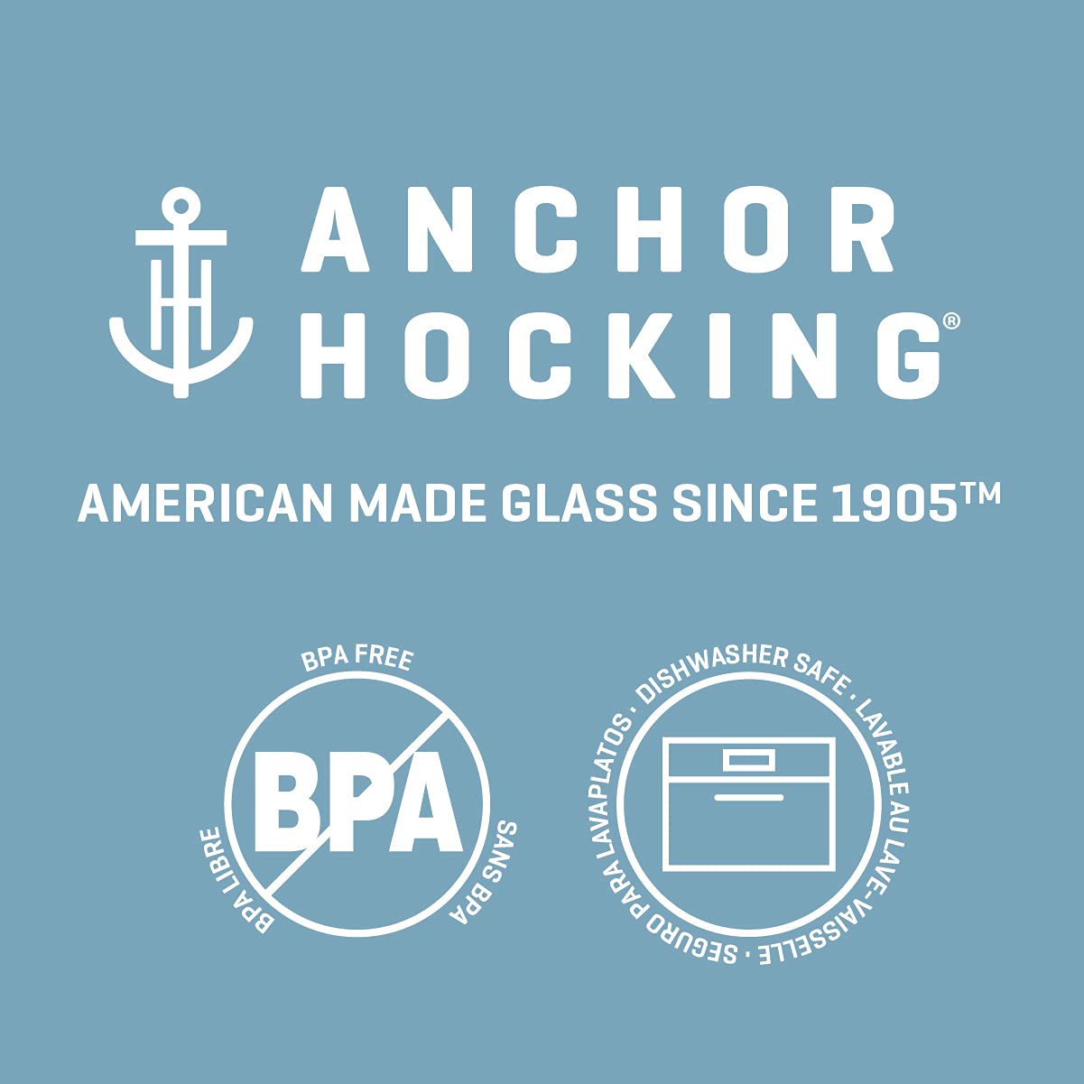 Anchor Hocking 3-Quart Heritage Hill Jar with Glass Lid
