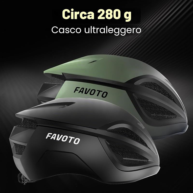 Casco Bici per Uomo e Donna - Casco da Ciclismo su Strada, Leggero e Regolabile, Design Aerodinamico ed Elegante, Ideale per Pendolarismo Urbano e MTB, Nero L (59-61 cm)