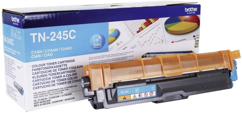 Brother TN-245C Cyan High Yield Toner Cartridge Single Pack