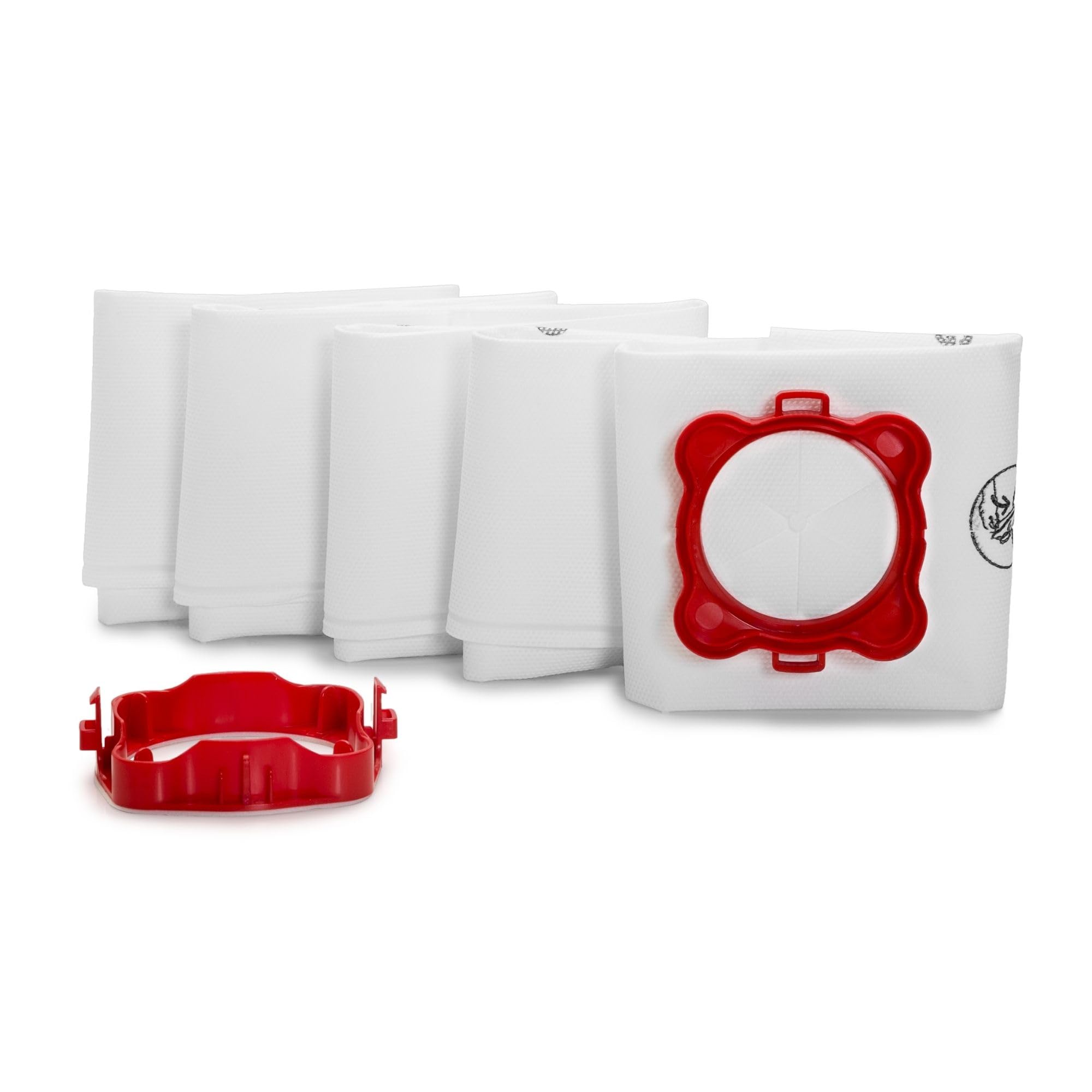 Wonder Bag Universal Vacuum Cleaner Bag Original Wonderbag Includes 5 Bags Plus 1 Adaptor, White