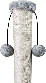 Dimaka 74cm Tall Cat Scratching Post Natural Sisal Rope Vertical Tree view 7