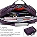 BRINCH(TM) 17.3 inch New Soft Nylon Waterproof Laptop Computer Case Cover Sleeve Shoulder Strap Bag with Side Pockets Handles and Detachable for Laptop/Notebook/Netbook/Chromebook,Colour Purple