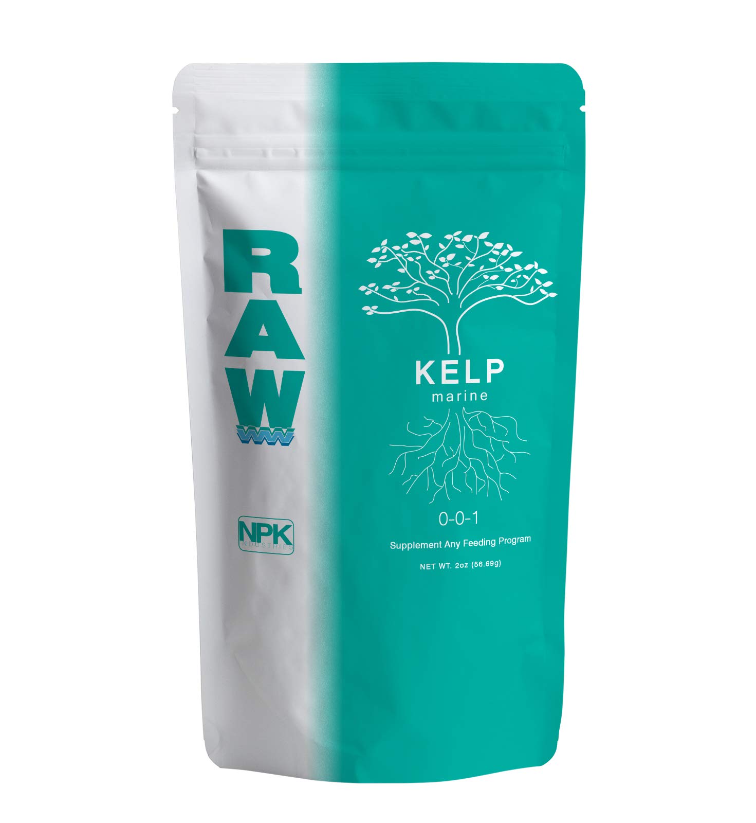 RAW Kelp Marine Water-Soluble Plant Growth Booster Fertilizer for Root Development and Plant Growth, 2oz