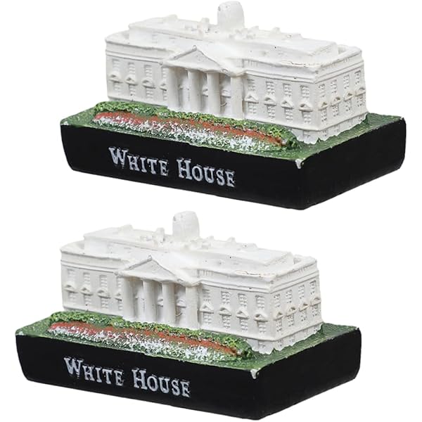 WHITE HOUSE★オブジェ★アメリカ合衆国★置物 Amazon.com: Sands3D White House Replica, White House Gift