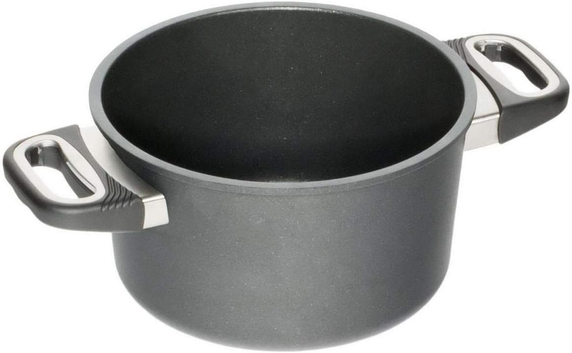 AMT Die-Cast Aluminium Cooking Pot with 20 cm Diameter at Top / Height 11 cm