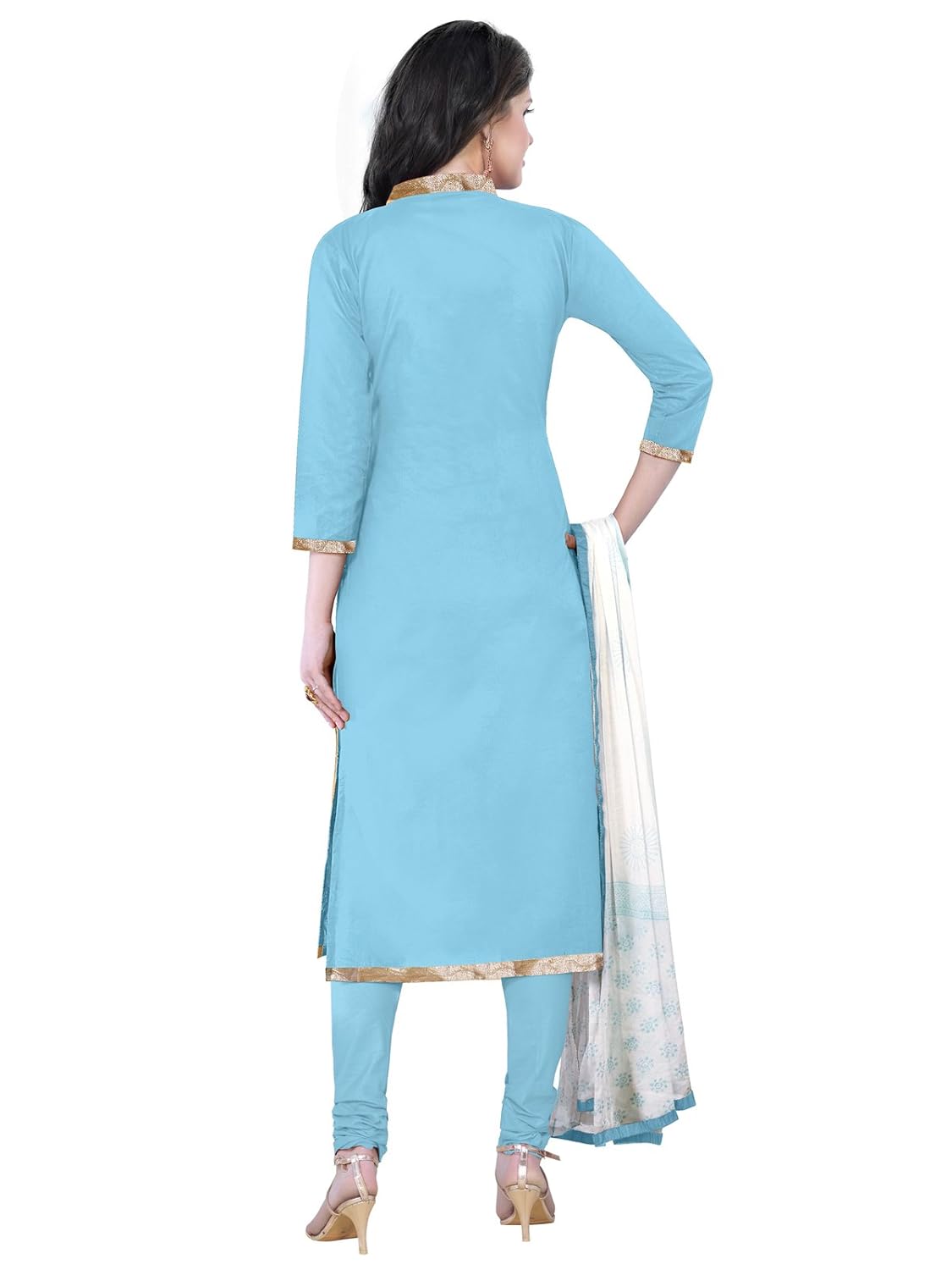 kanchnar women's cotton dress material (443d1357_blue)