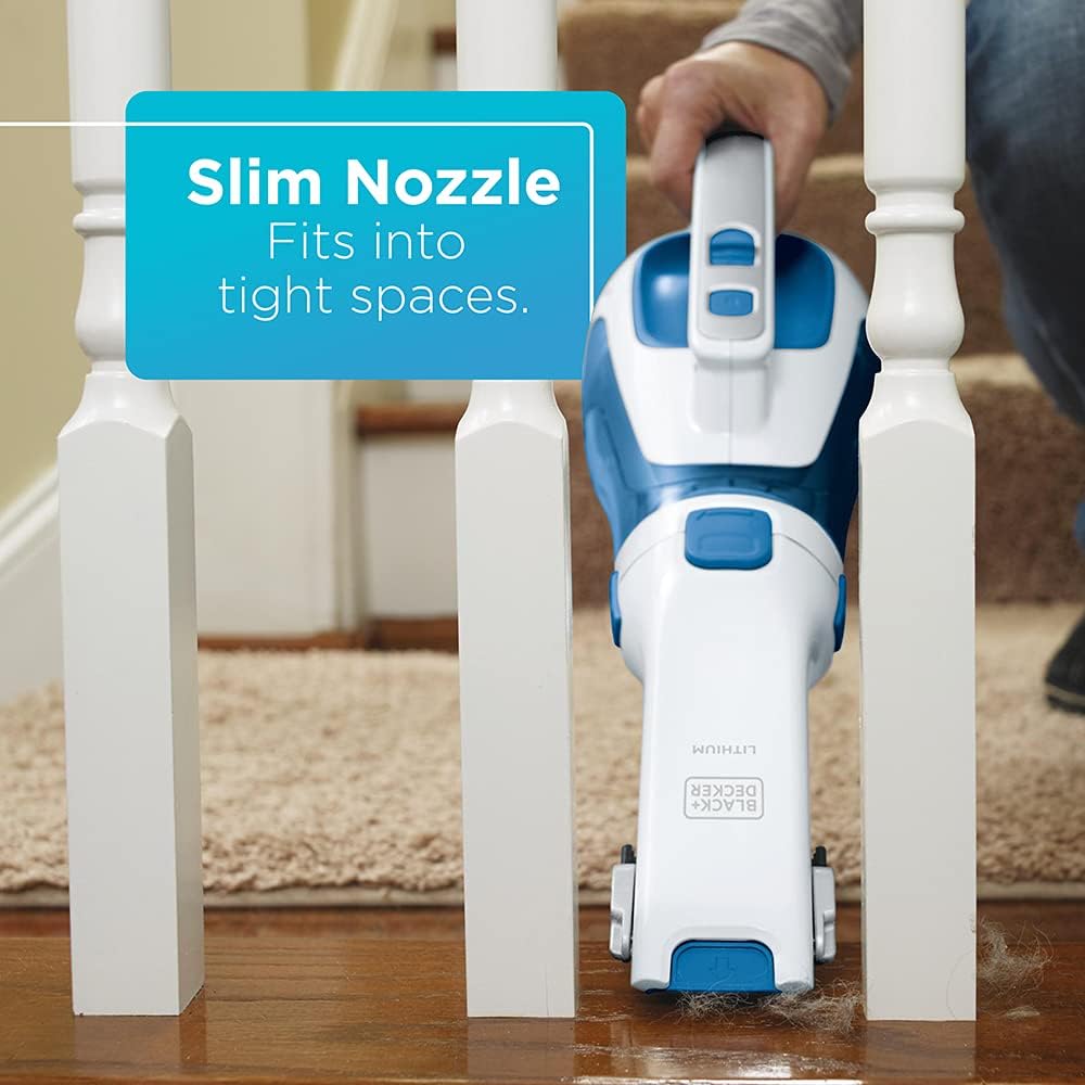 BLACK+DECKER dusbuster Handheld Vacuum, Cordless, Magic Blue (HHVI320JR02) -