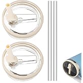 2 Pics 40oz Tumbler Flip Straw Lid For Stanley Quencher H2.0,Leak Proof Cup Top Lids Replacement Reusable Spill Proof No Spill Tumbler Cover lid for Stanley Cup Accessories(2pack-beige)