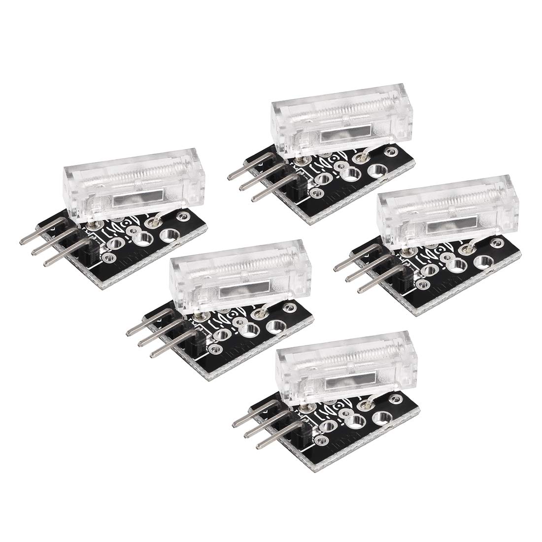 uxcell Percussion Knock Sensor Module with LED KY-031 For DIY Starter 5pcs