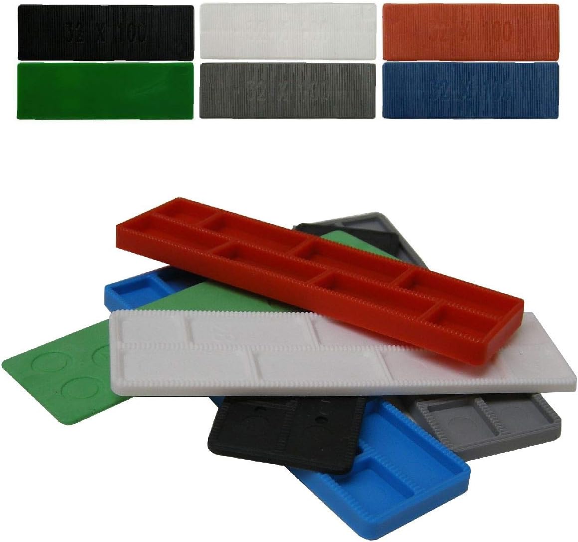 25 Plastic Window & Glazing Packers Spacers 1mm 6mm / Flooring Packer