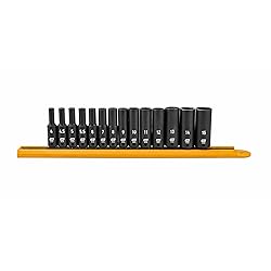 GEARWRENCH 14 Pc. 1/4" Drive 6 Pt. Deep Impact