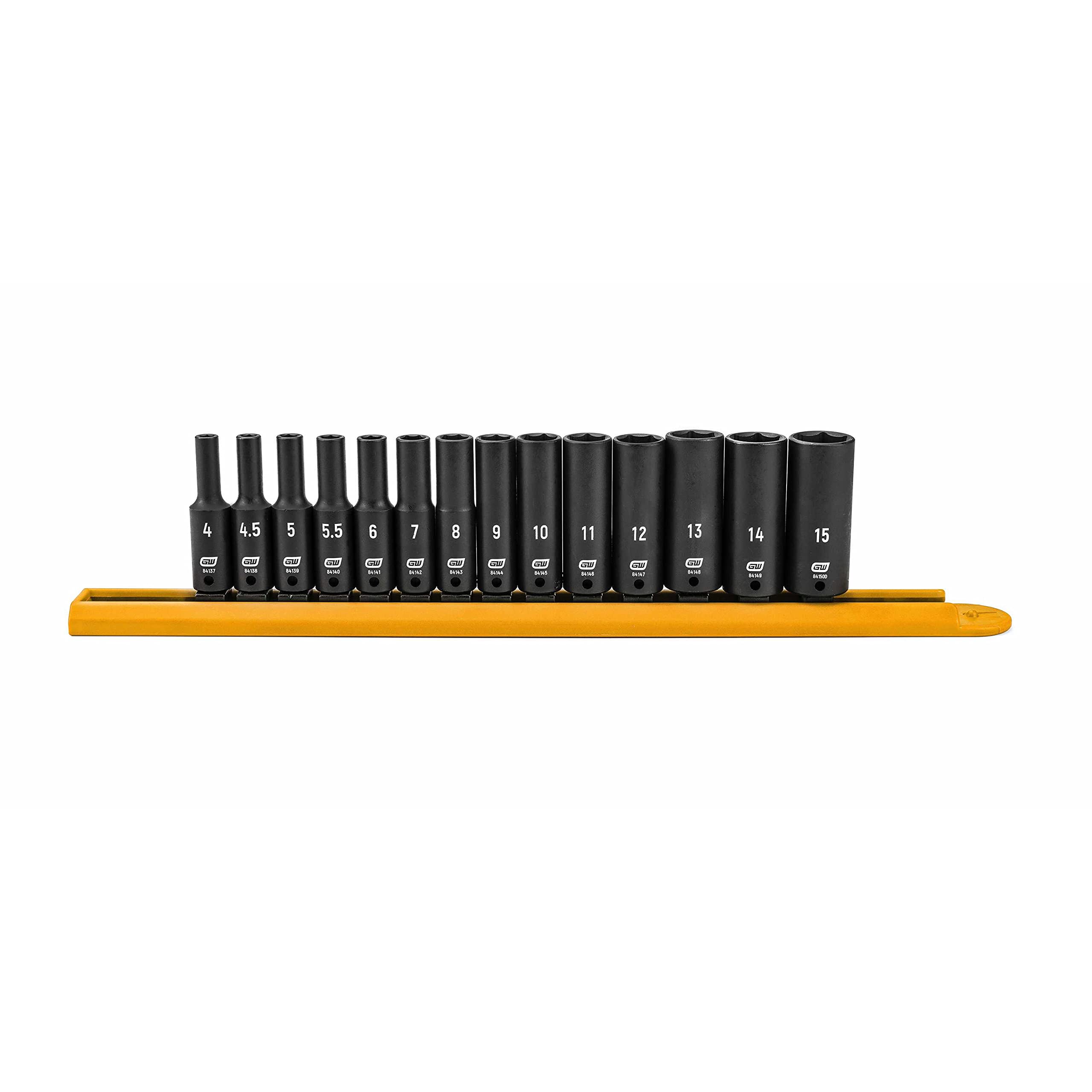 GEARWRENCH 14 Pc. 1/4" Drive 6 Pt. Deep Impact