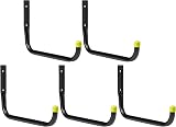 Keypak Garage Hooks 5 Pack 30kg Wall Mount Large J Hook Heavy Duty Tool Storage view 1