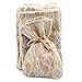 Ella Celebration 25 Burlap and Lace Favor Bags Rustic Wedding or Party Rustic Decorations Set (Large (5.5 Inch), Burlap & Lace)