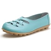VenusCelia Women's Braided-Nests Walking Flat Loafer